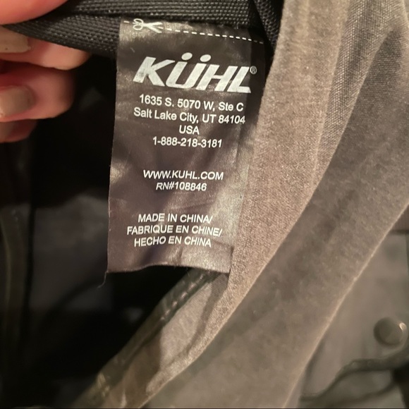 Kuhl Marauder Backpack Waxed Canvas 16L Black - Picture 3 of 10